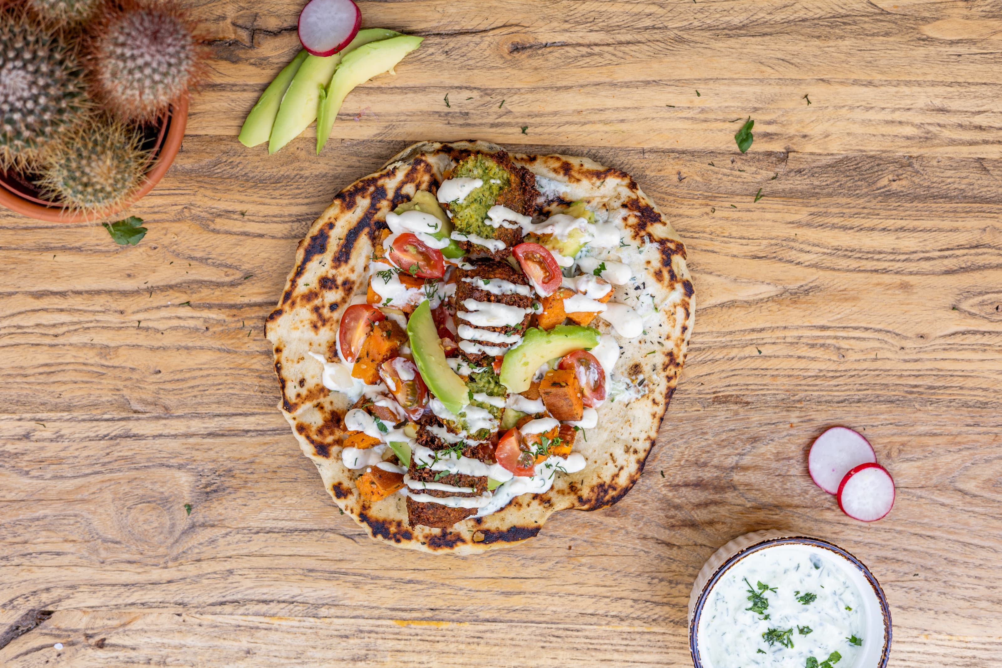 Avocado pita